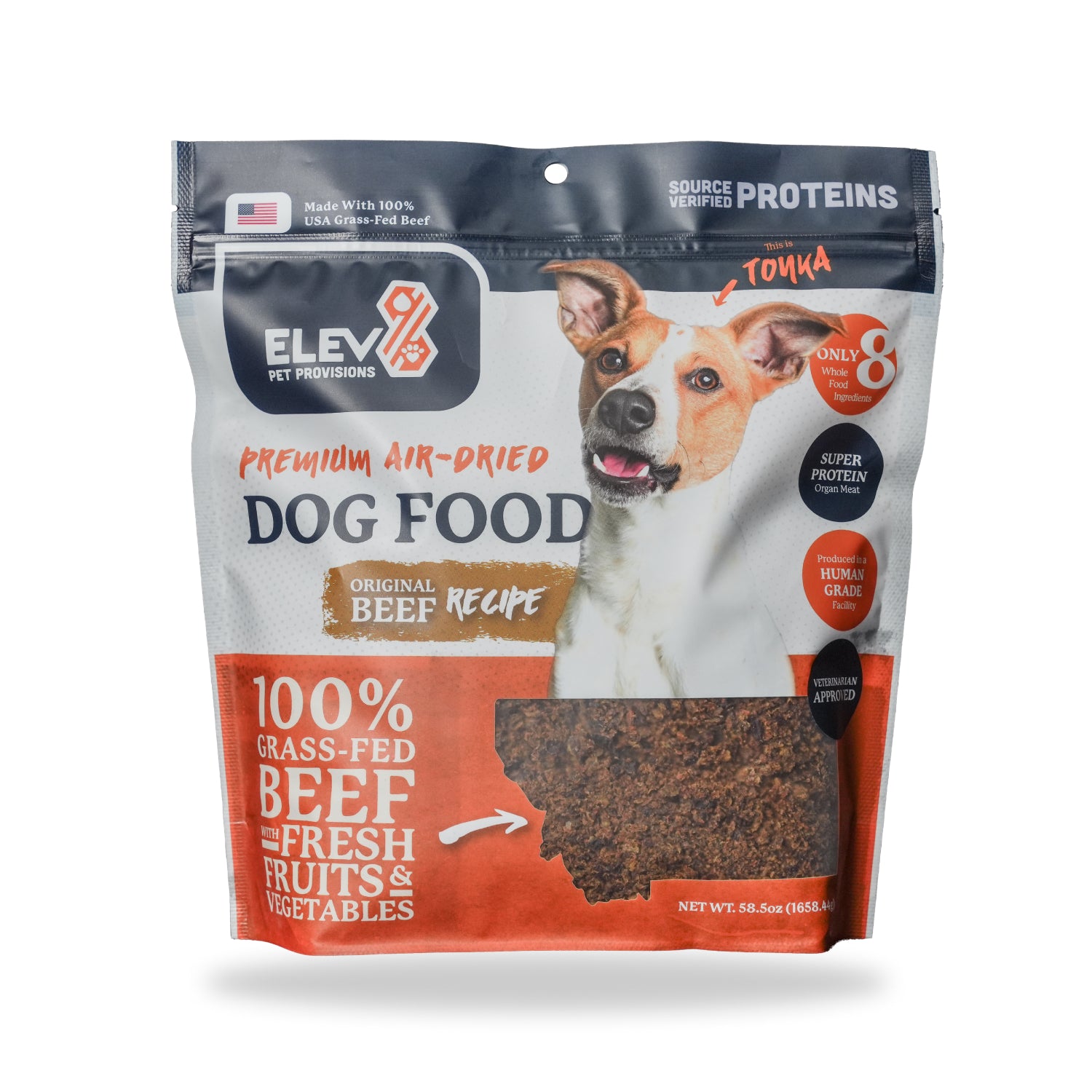 Premium Air-Dried Dog Food - Original Beef Recipe - Elevate Pet Provisions