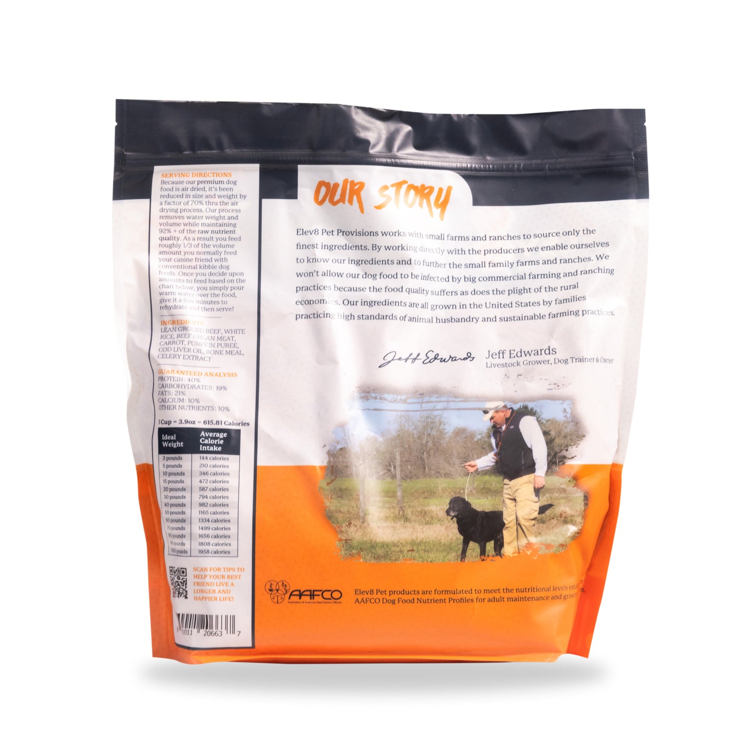 Elevate Pet Provisions - Packaging Back